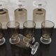 Set of 8 glasses of white wine Cavalier Luminarc smoked vintage
