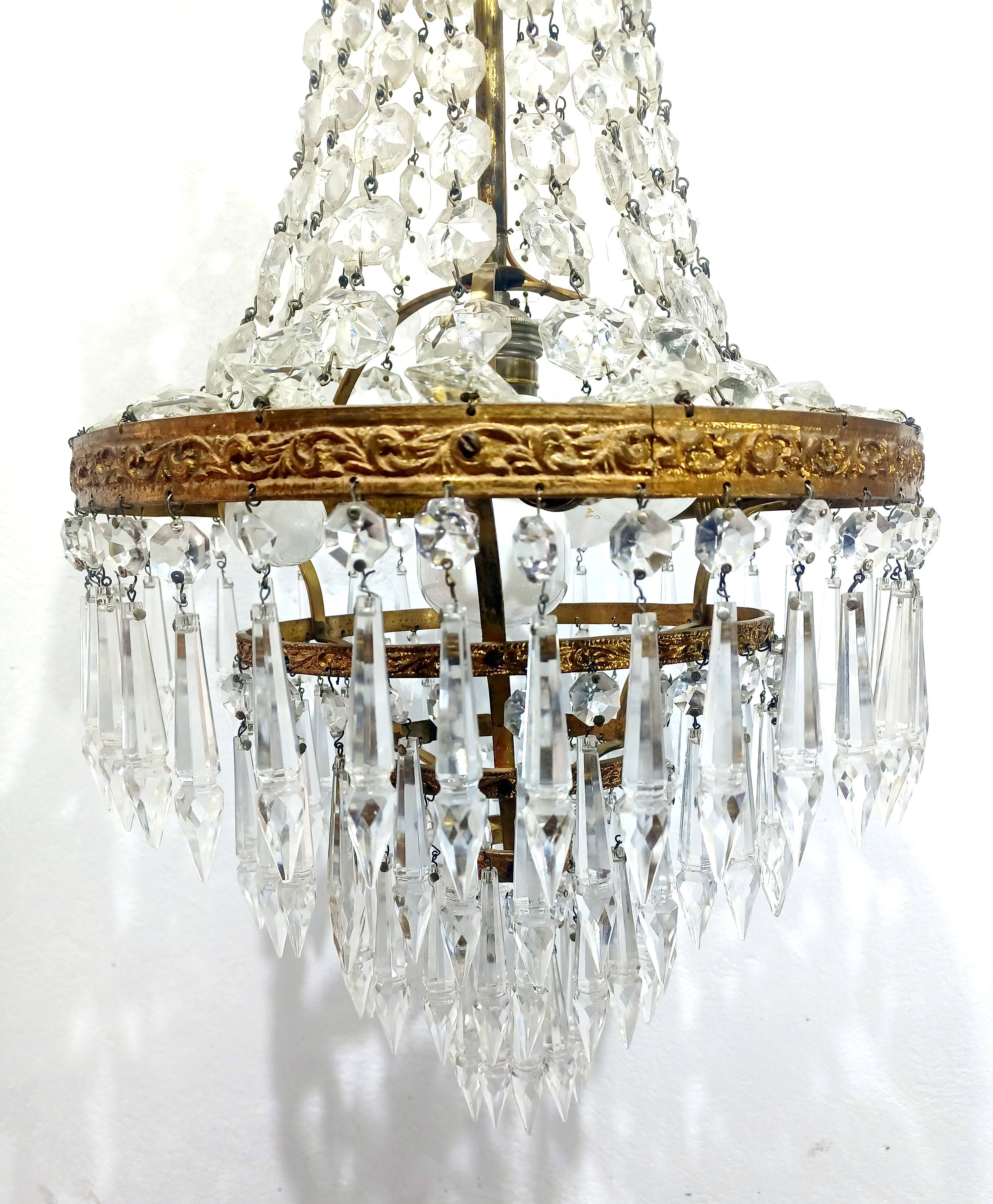 4-light hot air balloon chandelier