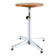 Industrial workshop stool, Made in France, adjustable height, 1970