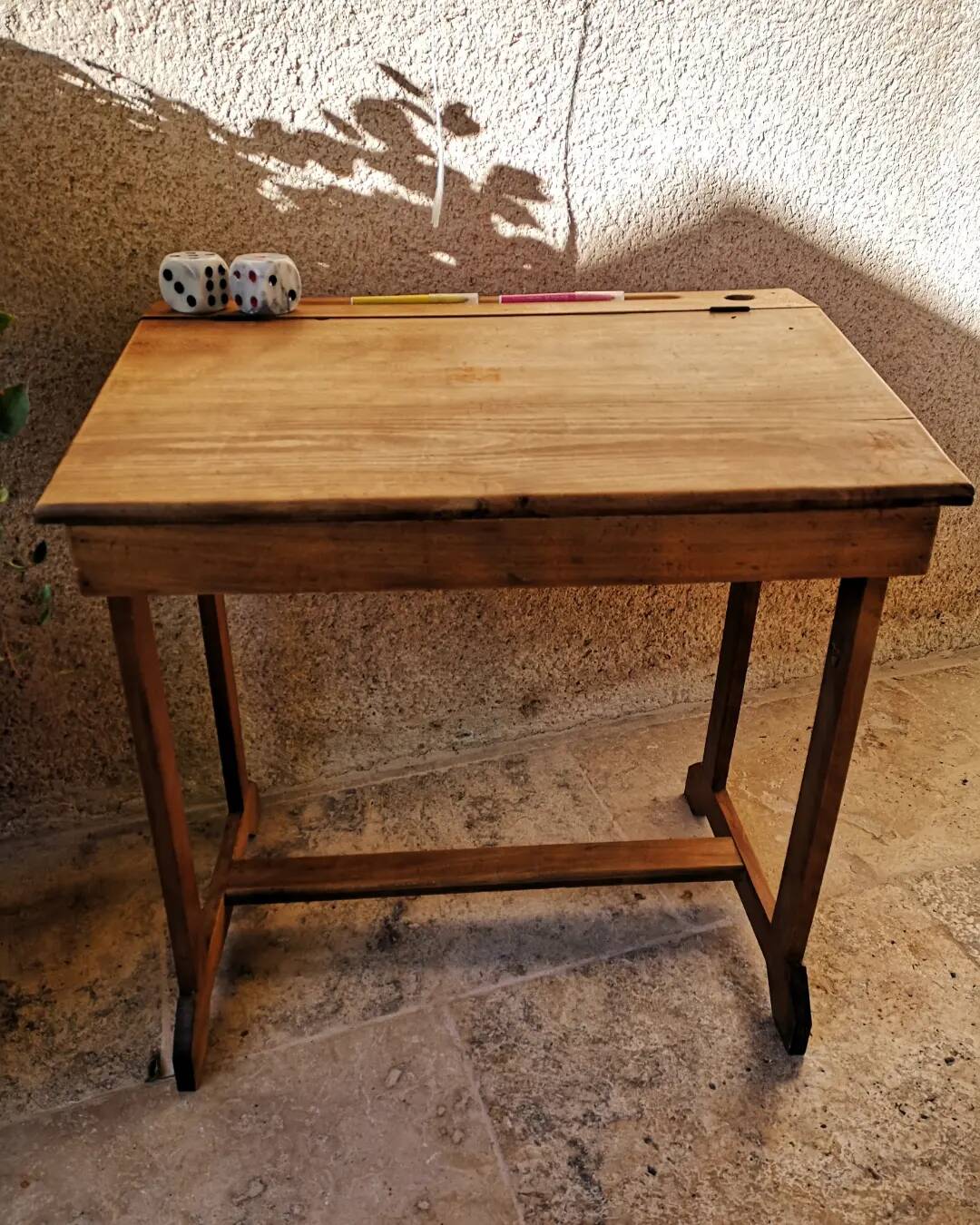 Bureau  pupitre écolier bois