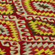 Anatolian handmade kilim rug 336 cm x 185 cm