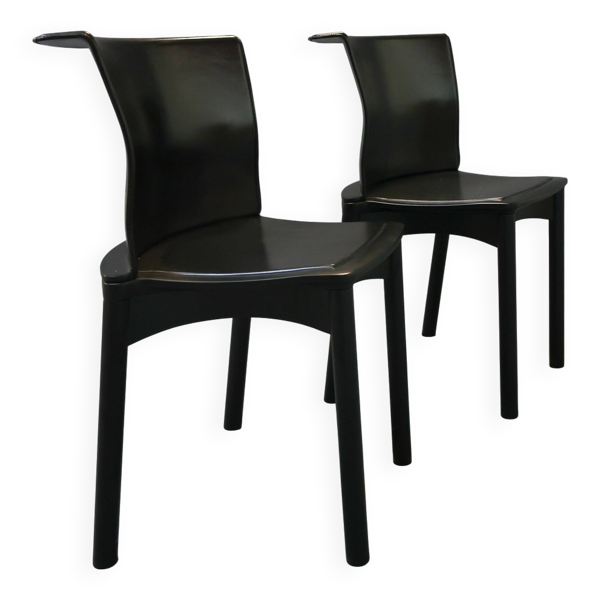 2 chaises de salle à manger par Francesco Binfaré pour Cassina