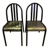 Two vintage chairs attributed to Robert Mallet Stevens.