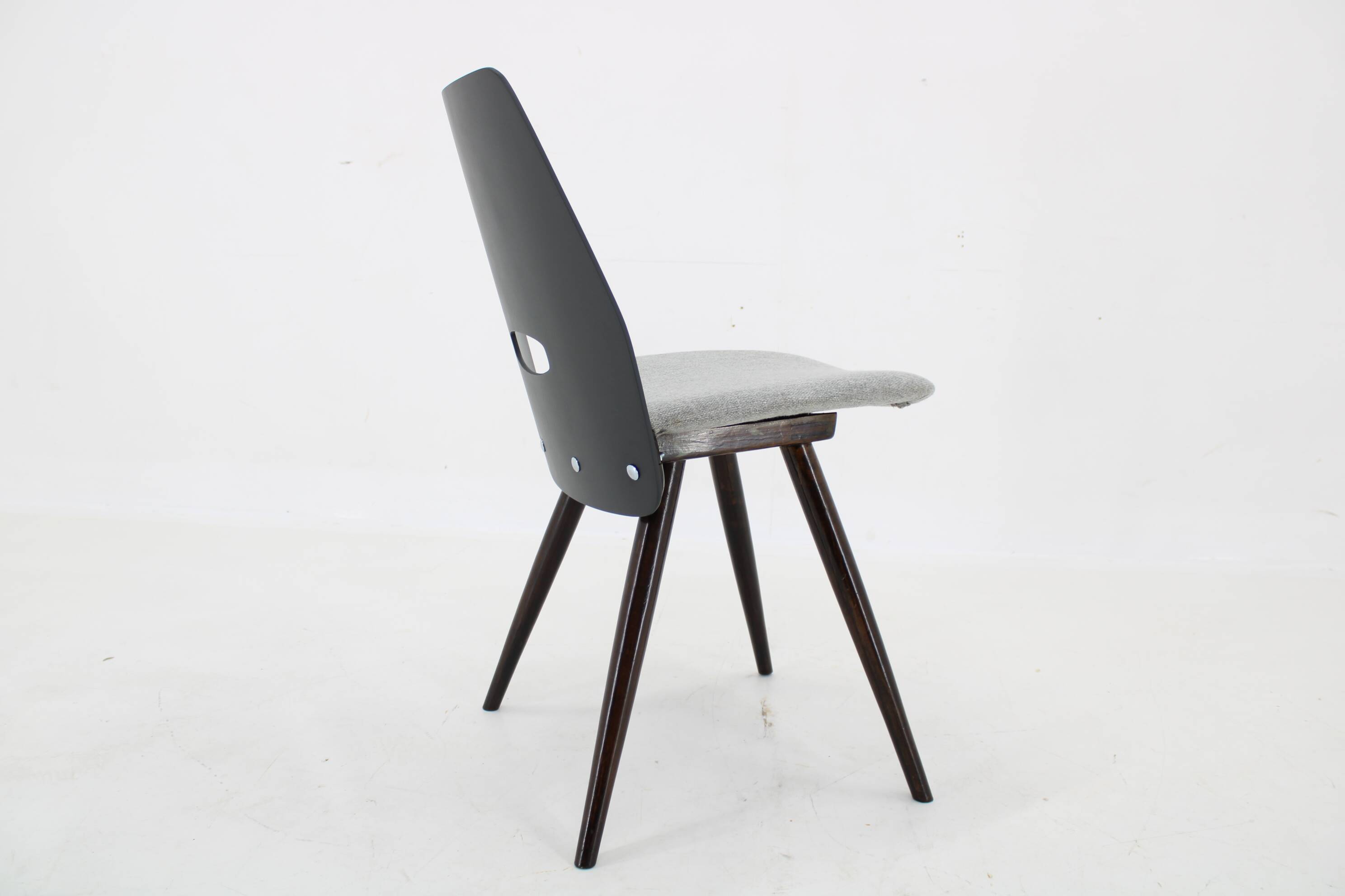 1960s Set of Four Dining Chairs by Tatra, Czechoslovakia