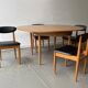 Mid-Century Modern 1960’s dining table and chairs set by Schreiber Furnitur
