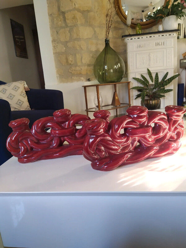 Ceramic candle holders