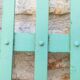 Plain riveted iron gate