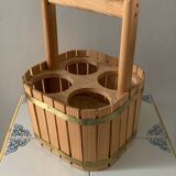 Porte bouteilles en bois