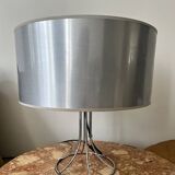 Chromed metal table lamp, 1970 design