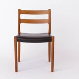 Set of 5 Niels Otto Møller Model 84 Chairs – Danish Teak & Leather