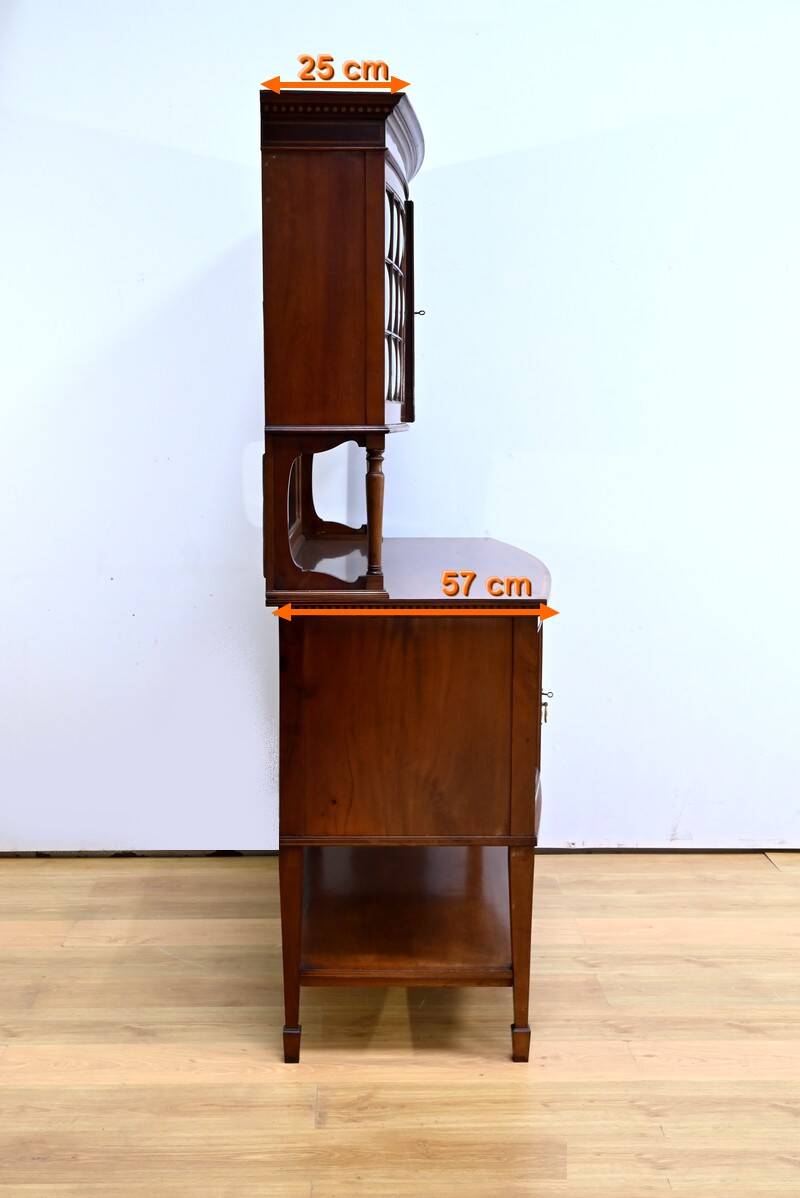 Two-body mahogany buffet - 1920