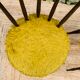 Pair of yellow moumoute chairs