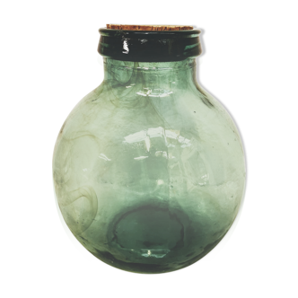 Demijohn green grand goulot