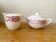 Digoin Versailles milk jug and sugar bowl