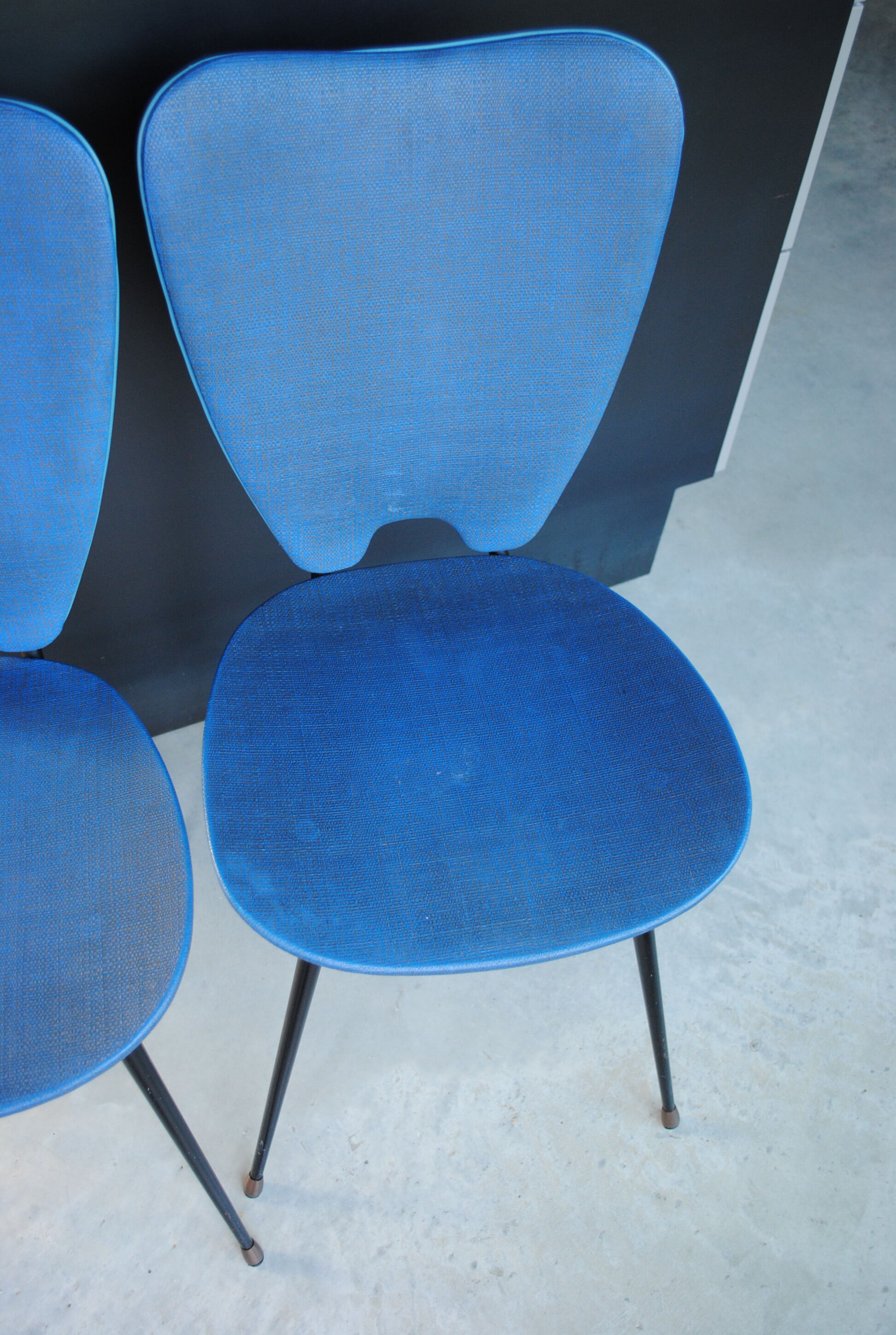 Ensemble de 2 chaises vintage années 50