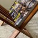 VINTAGE Geometric MAGAZINE RACK