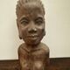 African statue, wooden bust of a woman, 1920s