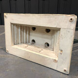 Iron and glass console, antique patina