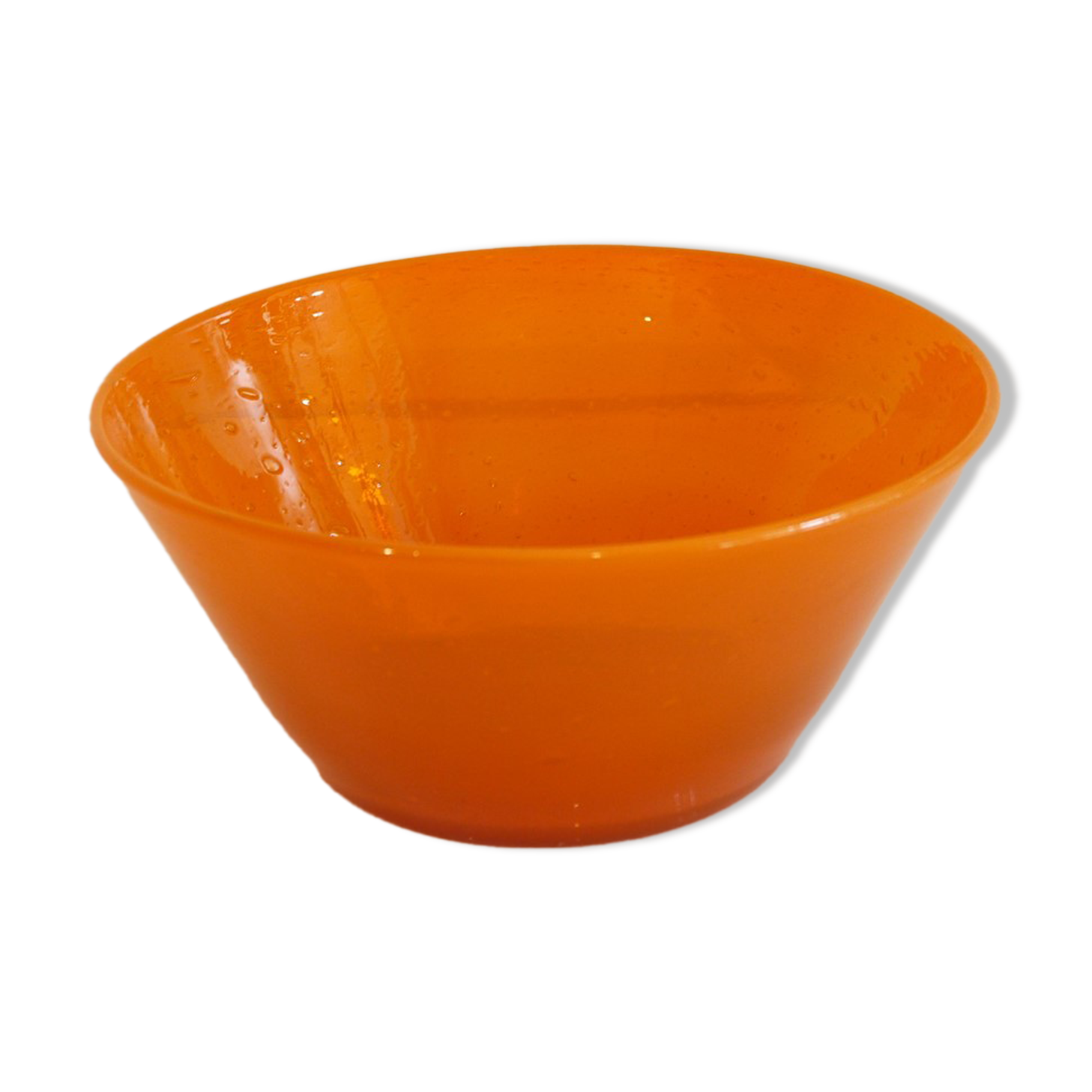 Empty pocket in blown glass by Erik Hoglund 1960