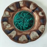 Pair of antique plates - Rubelles Enamel Factory (circa 1845–1855)