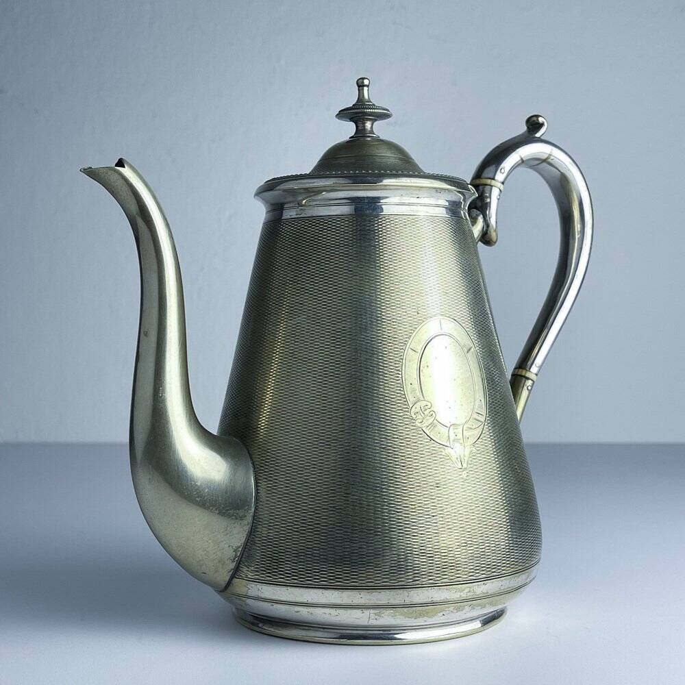 Silver-plated coffee pot by Benetfink & Co.