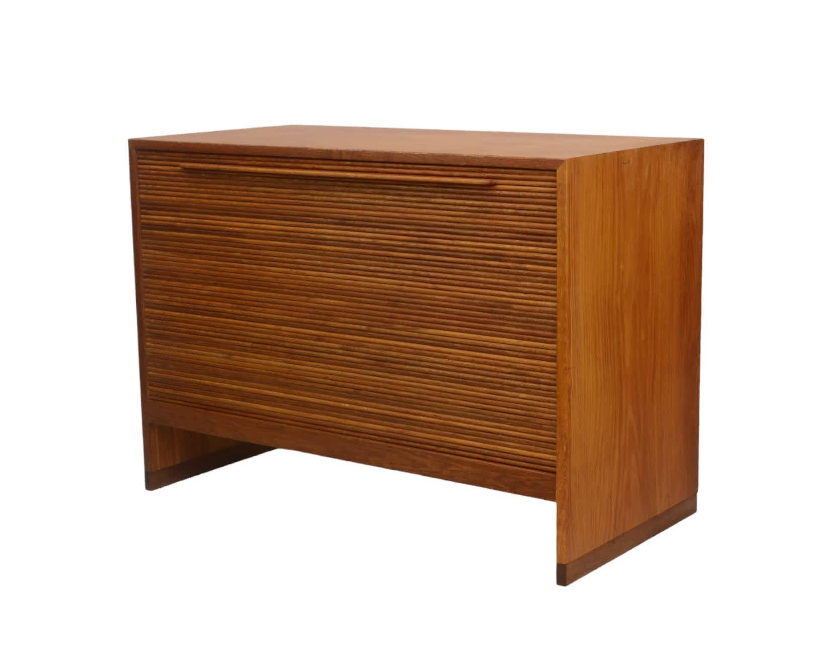 Curtain cabinet oak Hans Wegner series RY, Denmark 1950s