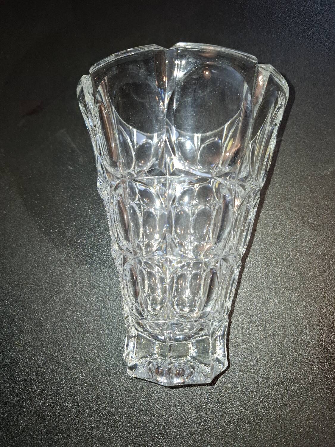 Vintage crystal vase