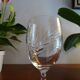 6 glasses of red wine crystal of Arques - Model fleury Epi signed - 17,6 cm