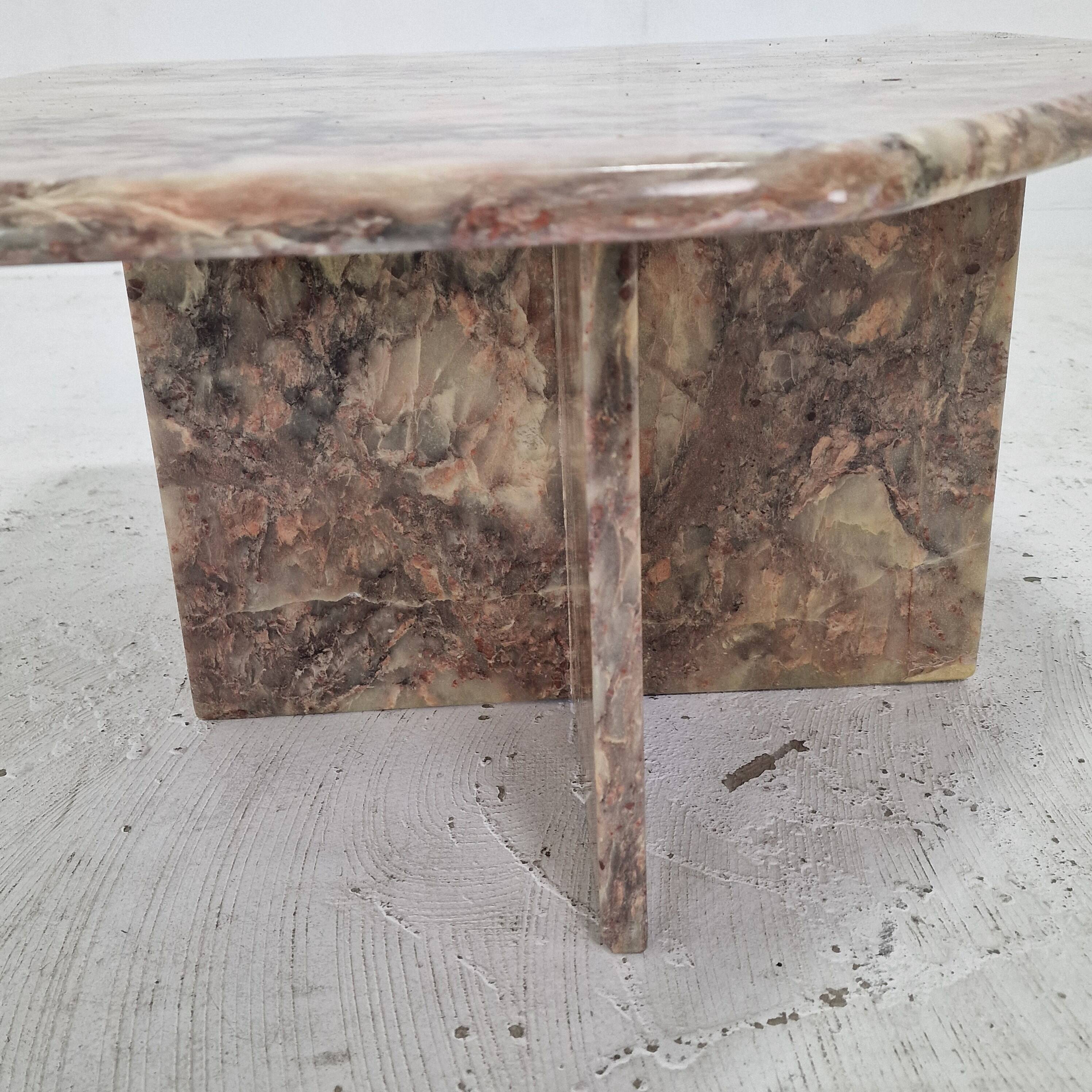 Italian Marble Coffee or Side Table, 1970s