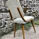 Set de 6 chaises blanches 1960