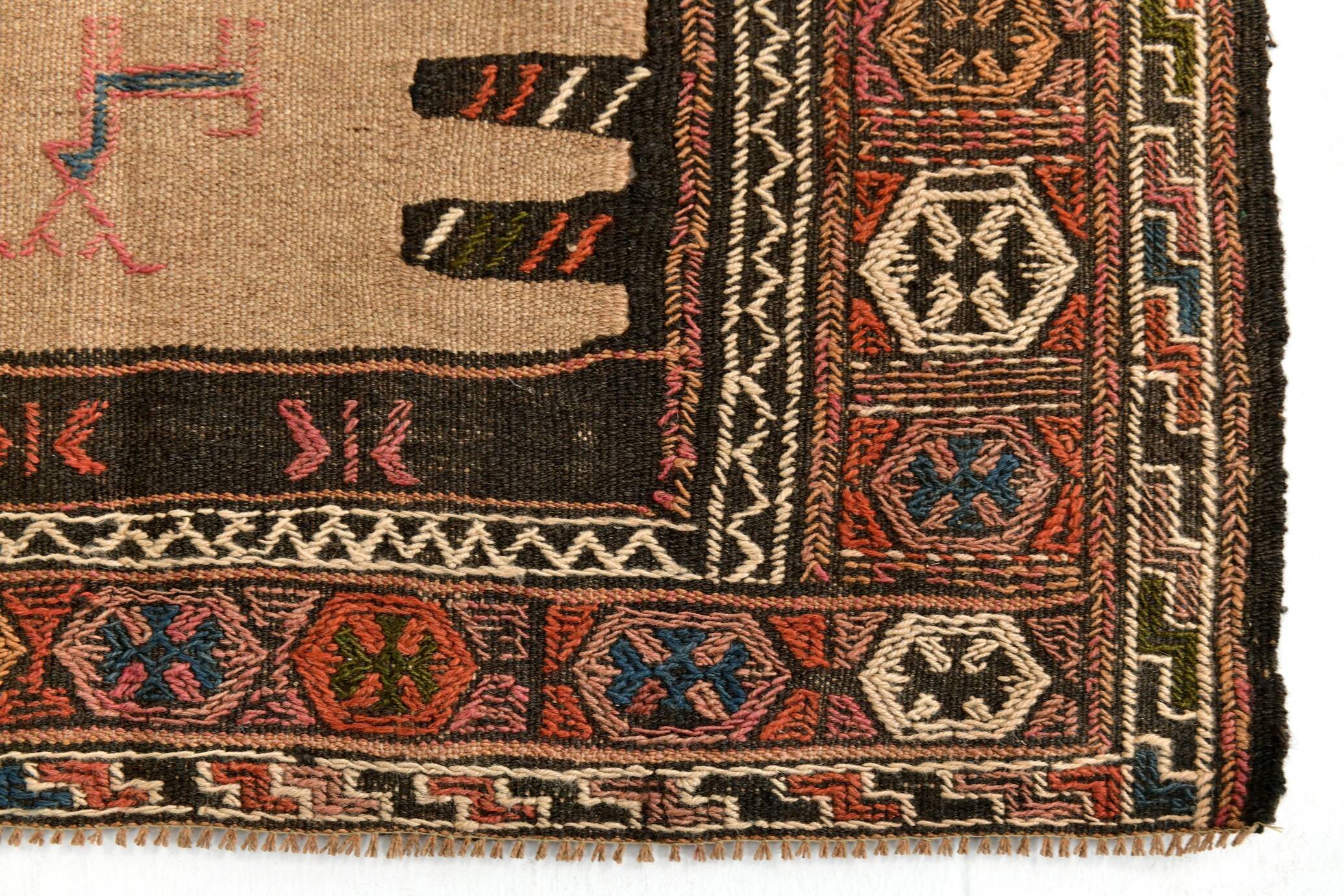 3x6 Mid Century Modern Kilim Rug, 99x197Cm