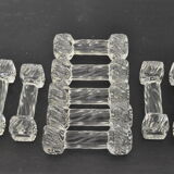 Porte couteaux anciens verre