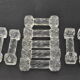 Old glass knife holder