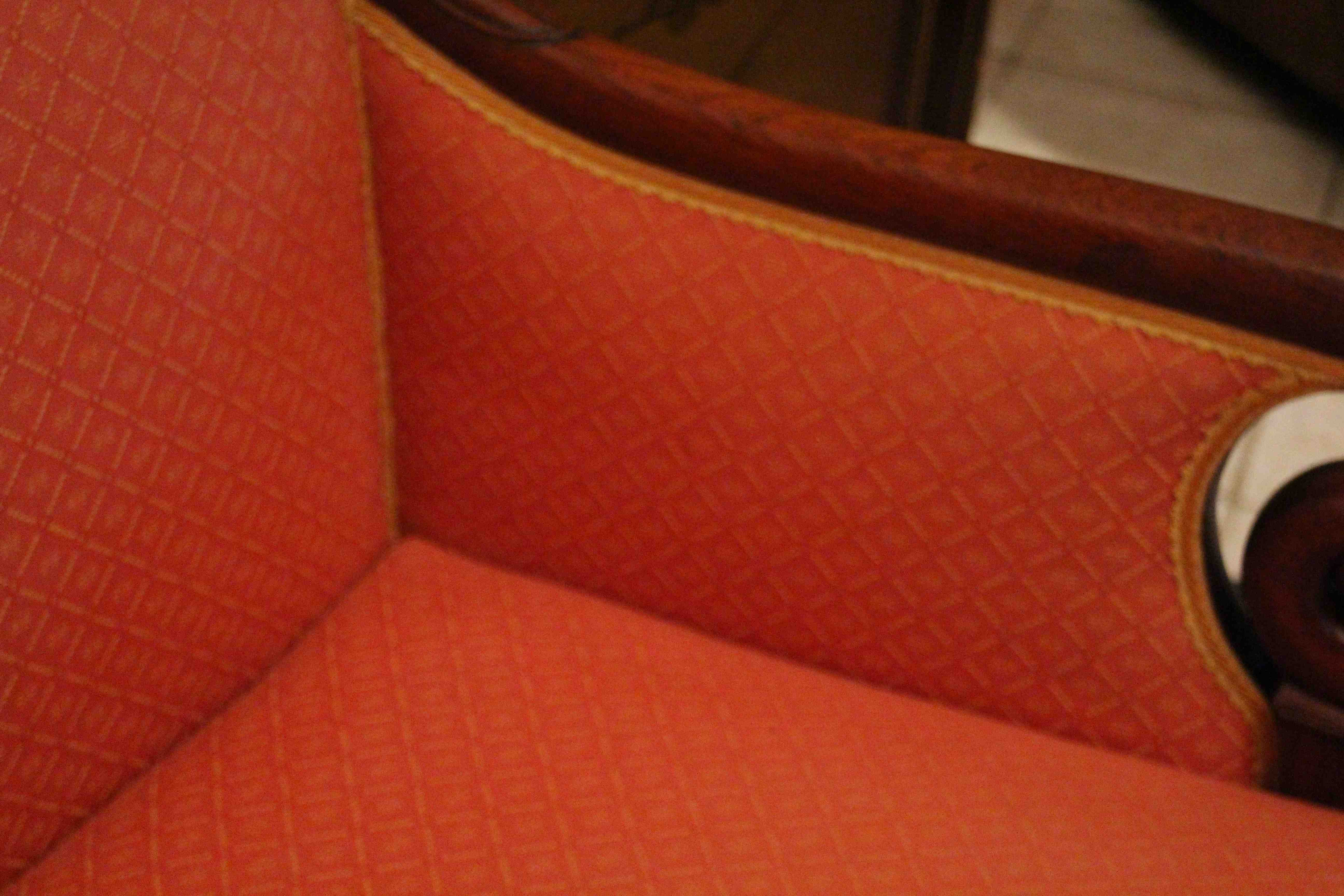 19th-century mahogany sofa Restoration