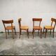 Série de quatre chaises Thonet