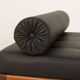 Danish vintage teak daybed in black leather | mid century modern | 1960s