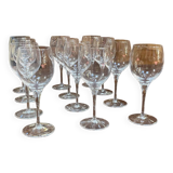 Series 12 Sèvres crystal water glasses - Arpèges model