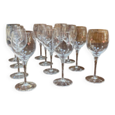 Series 12 Sèvres crystal water glasses - Arpèges model