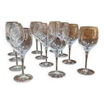 Series 12 Sèvres crystal water glasses - Arpèges model