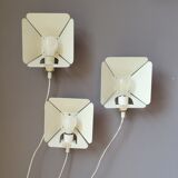 Wall lamps MidCentury floral pattern
