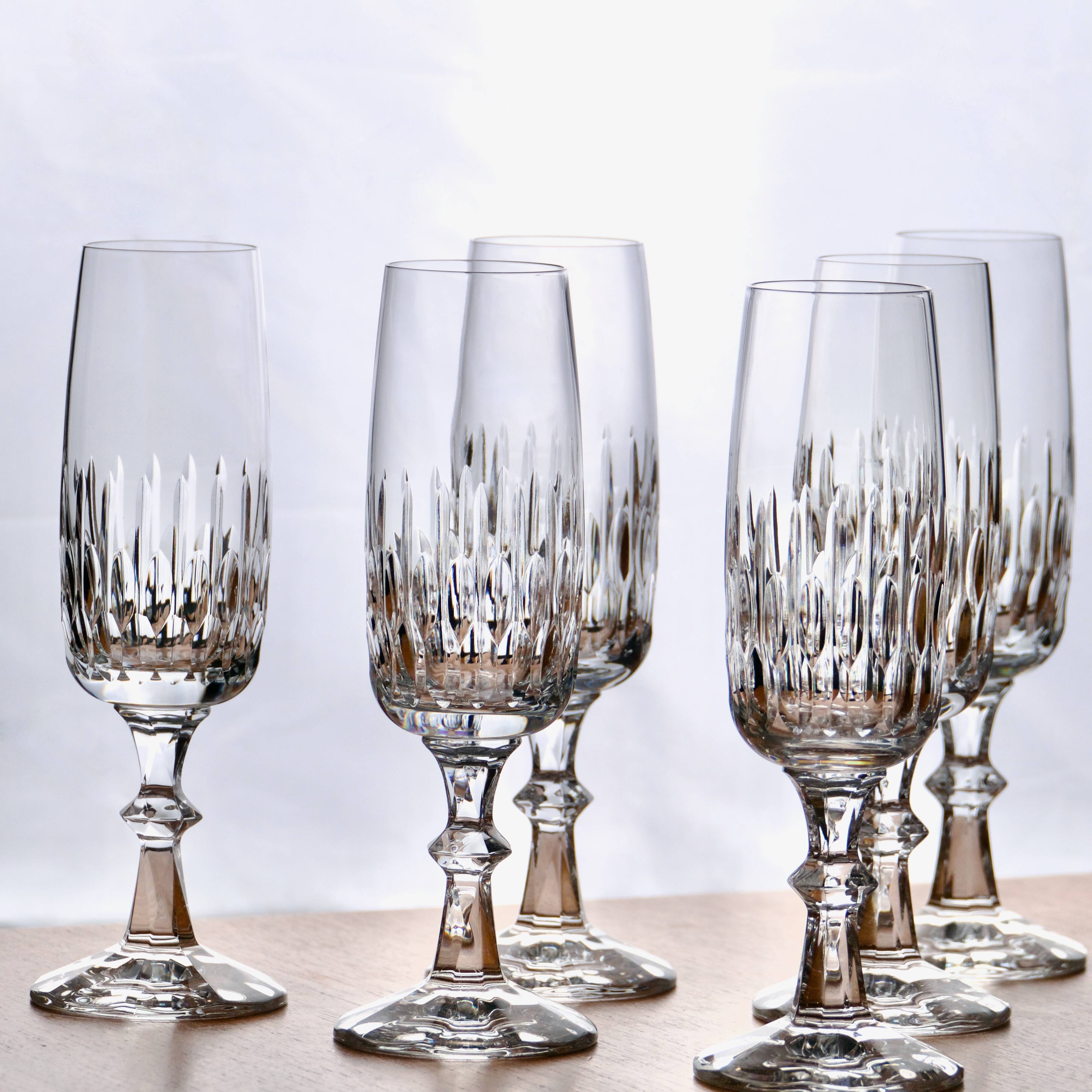 Schott Zwiesel "Tango" crystal champagne flutes