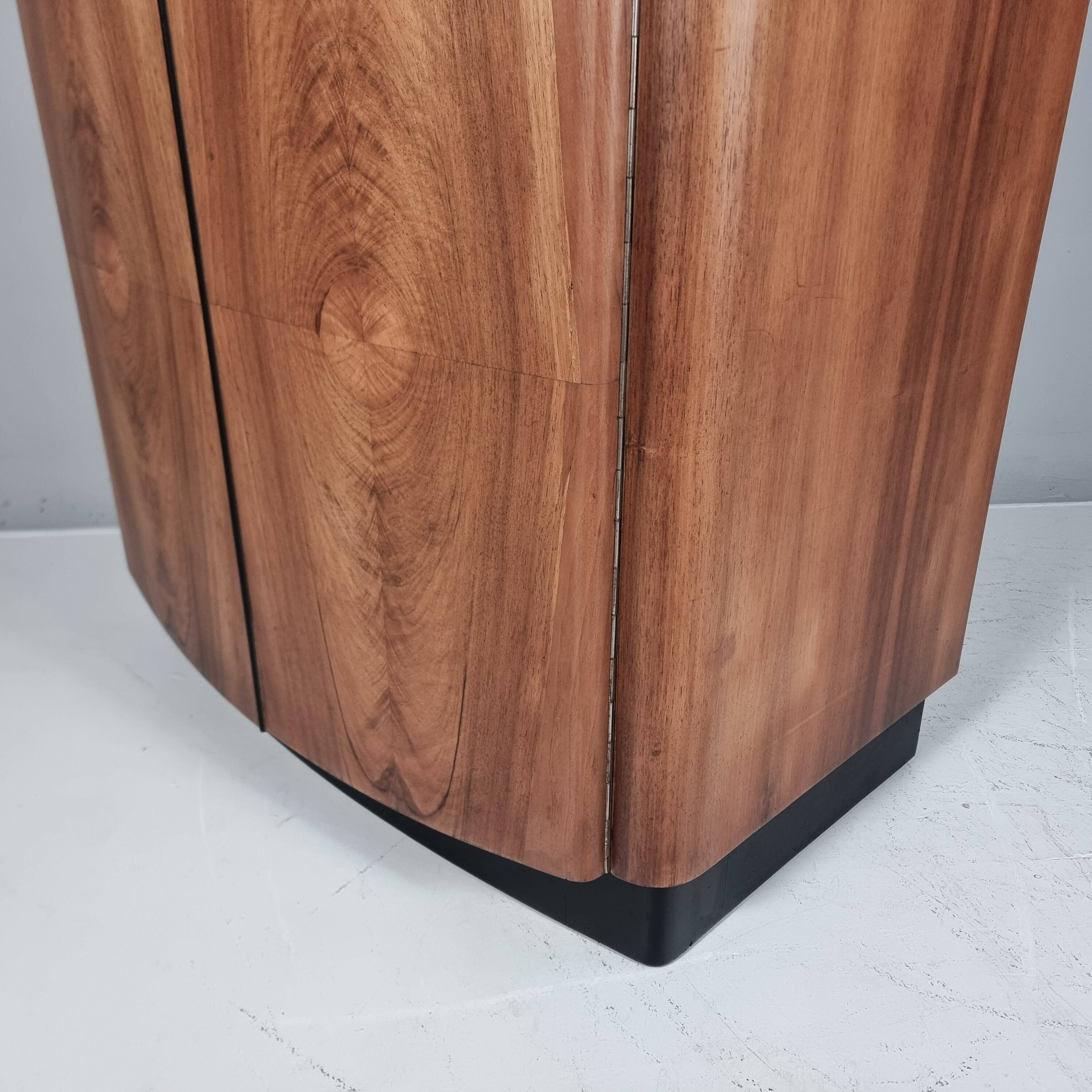Art Deco Walnut Wardrobe, 1970s