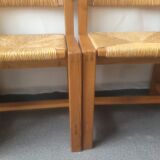 Series of 4 elm chairs and mulched back house revival