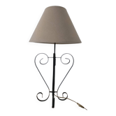 Wrought iron table lamp 1950