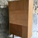 Vintage secretary in light oak veneer 1960