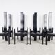 Golem chairs by Vico Magistretti, set of 8, 1970s
