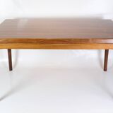 Dining Table With extensions Made In Rosewood By Henning Kjærnulf From 1960s