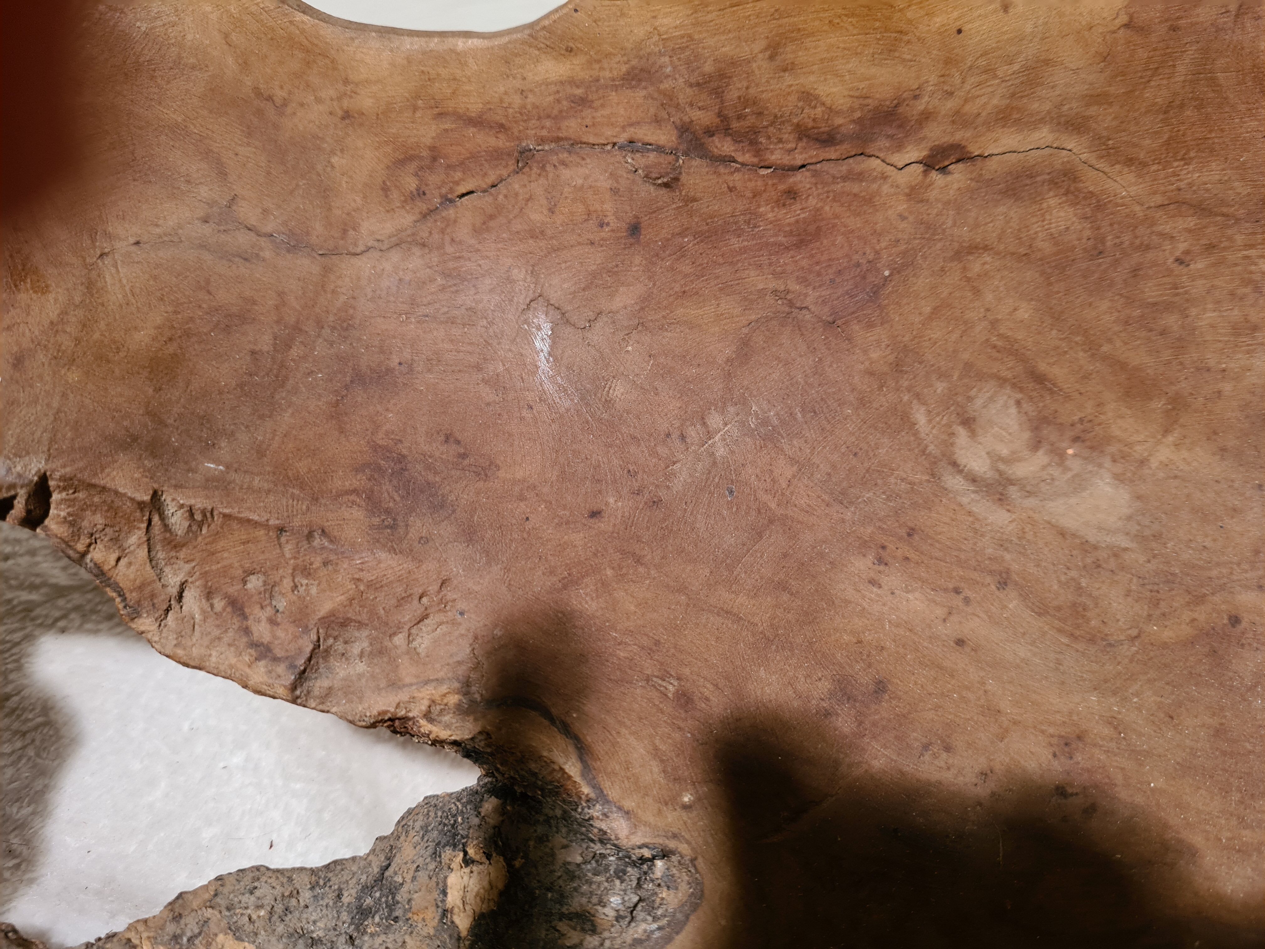 Tony Bain vallauris olive wood cut