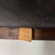 Colonial armchair in teak and leather