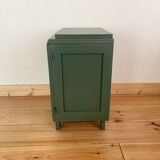 Bedside art deco green pomegranate